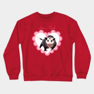 Live Is Trash (opossum) Crewneck Sweatshirt